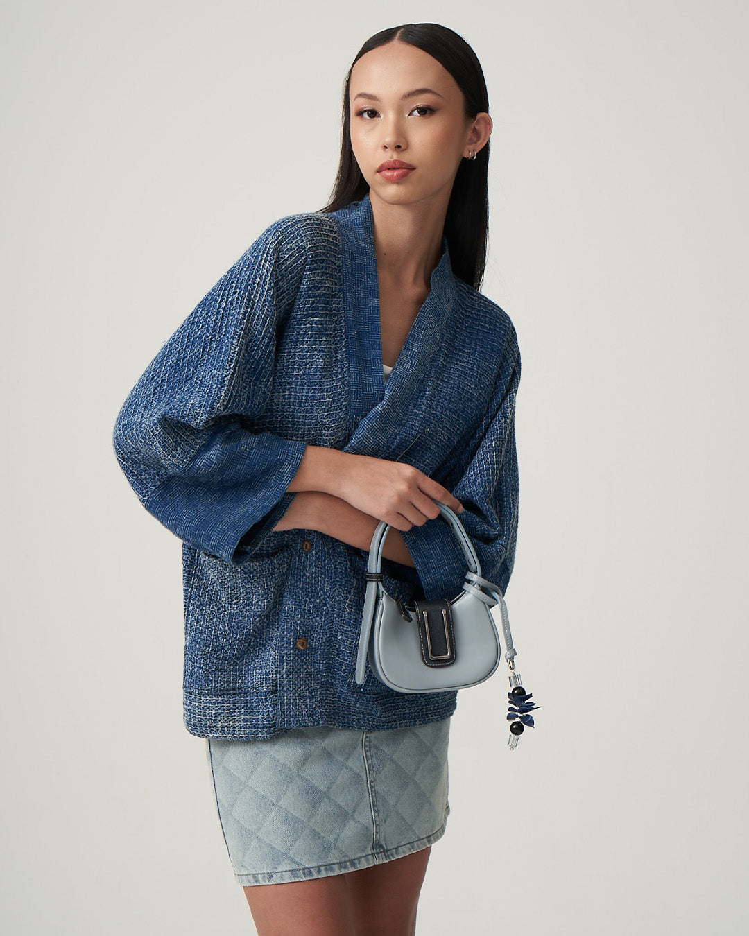 FLORAL — DENIM SKY