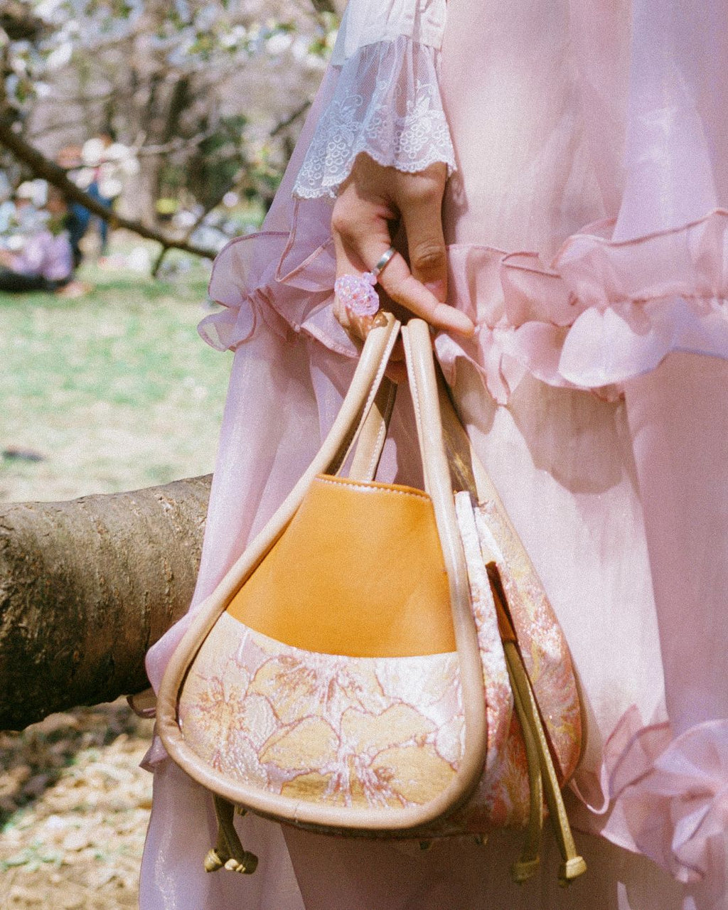 BENTO MINI DRAWSTRING - ROSE JACQUARD (TOKYO EXCLUSIVE)