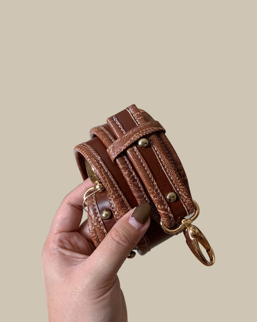 SHOULDER STRAP — RUST BROWN