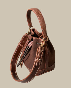 SHOULDER STRAP — RUST BROWN