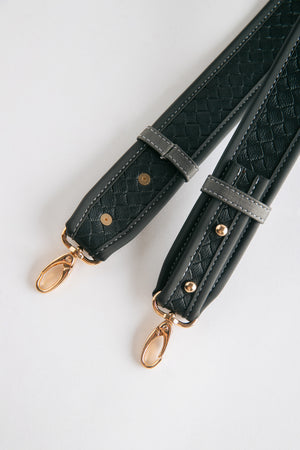 
            
                Load image into Gallery viewer, SHOULDER STRAP — BLACK WOVEN
            
        