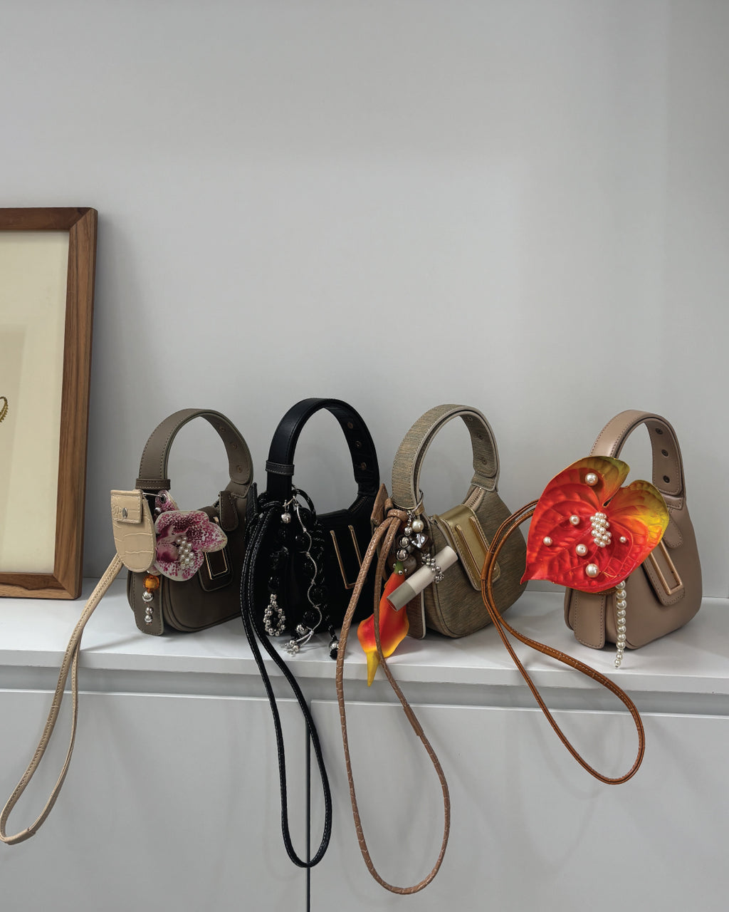 BEAUTY CHARMS — ANTHURIUM, LILY, ORCHID, JADE