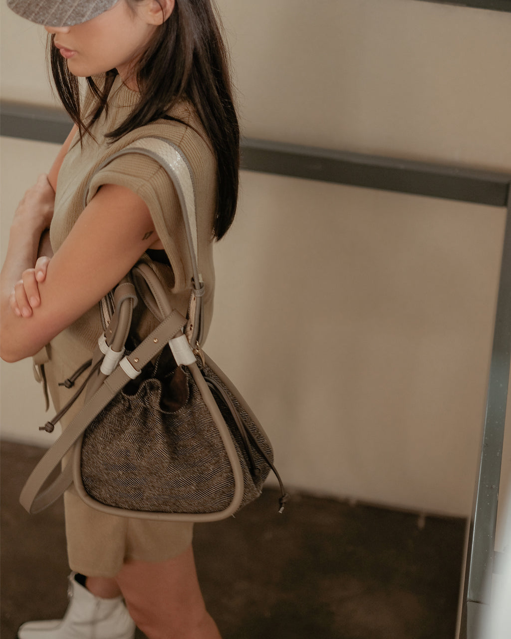 SHOULDER STRAP — PYTHON SNOW