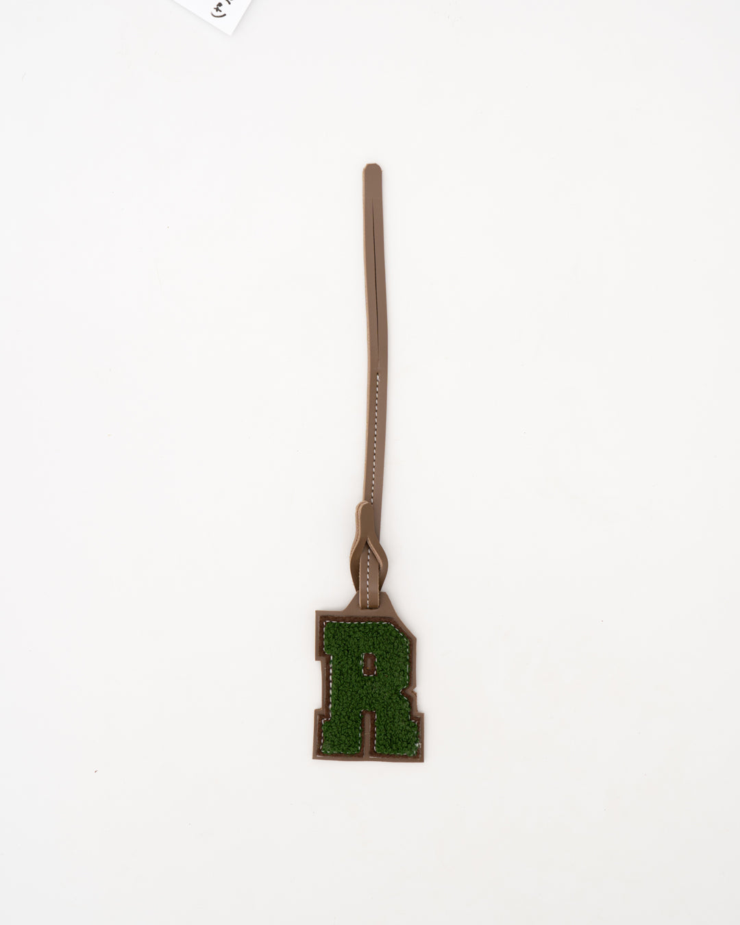 VARSITY TAG (A-Z) — TAUPE