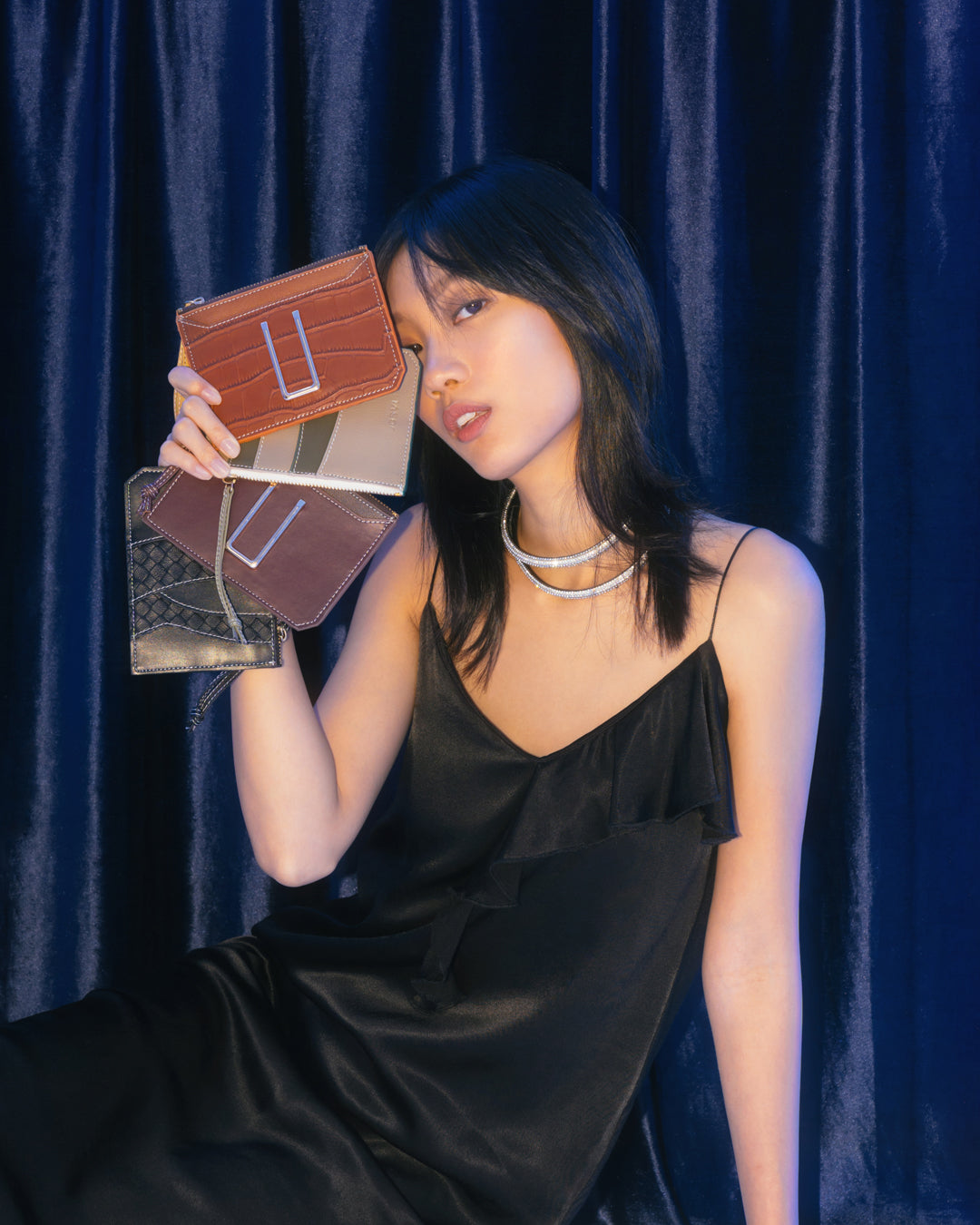 CARD WALLET — ASH OLIVE