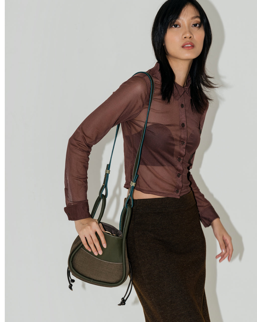 BENTO MINI DRAWSTRING — OLIVE SAGE