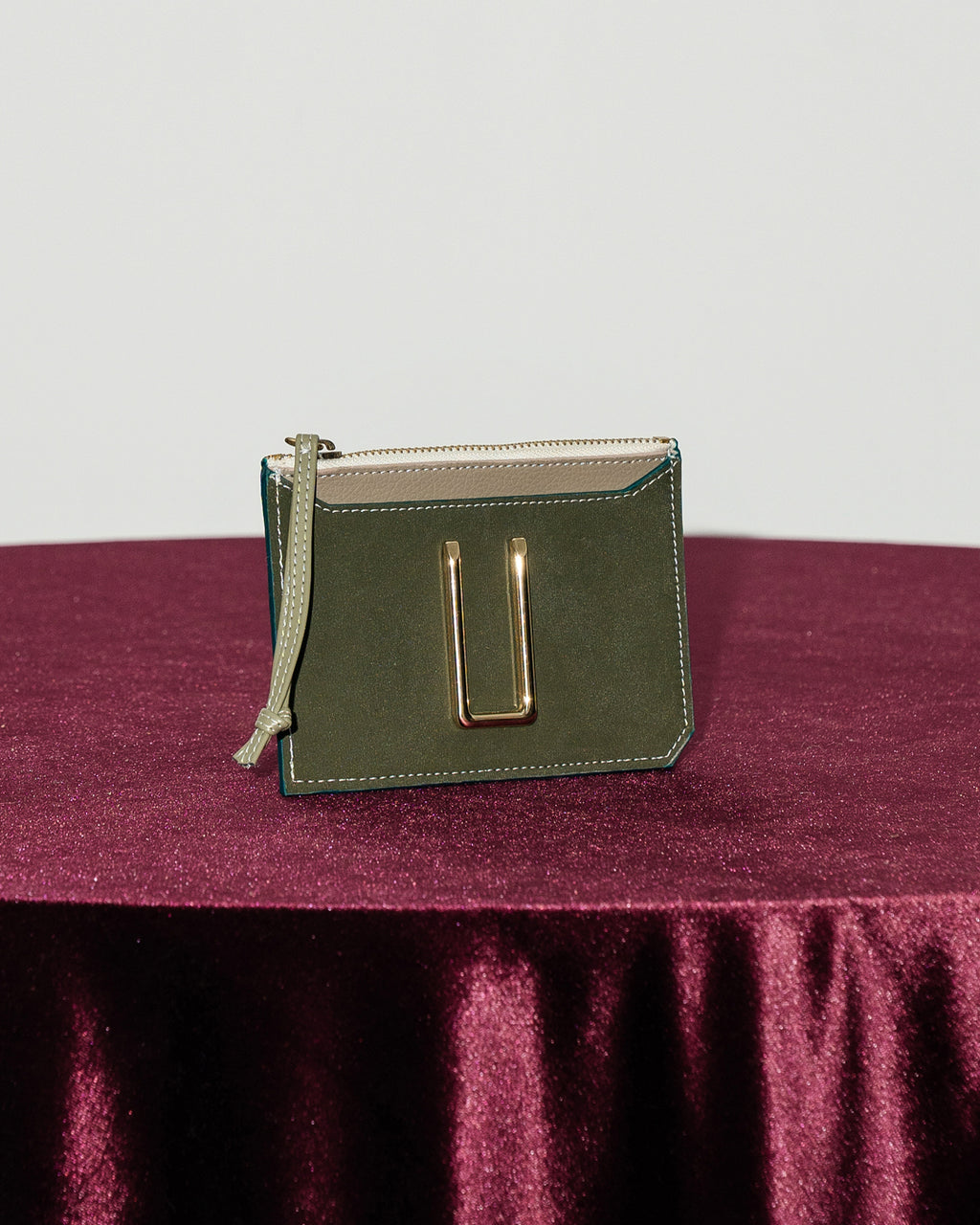 CARD WALLET — ASH OLIVE
