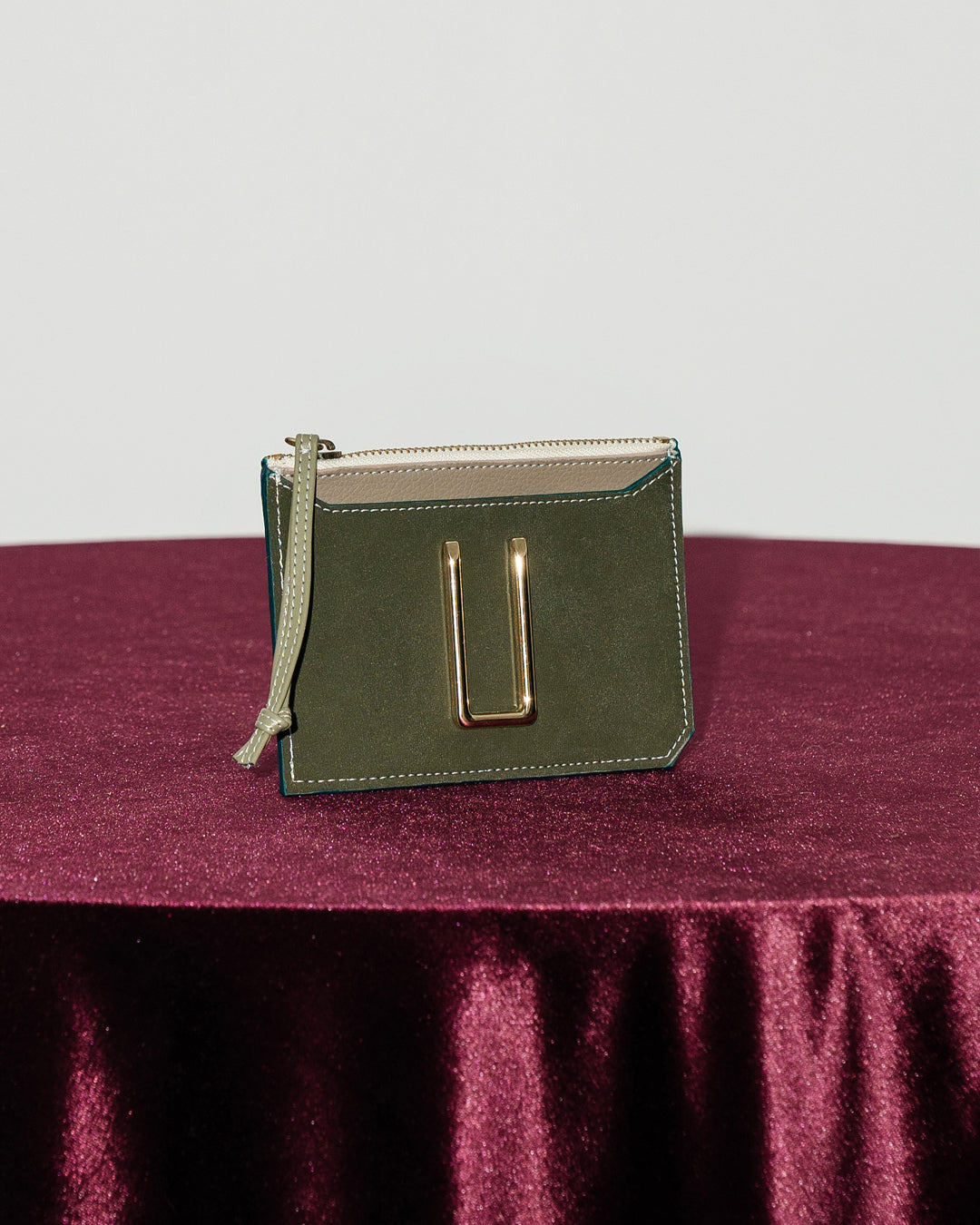 CARD WALLET — ASH OLIVE