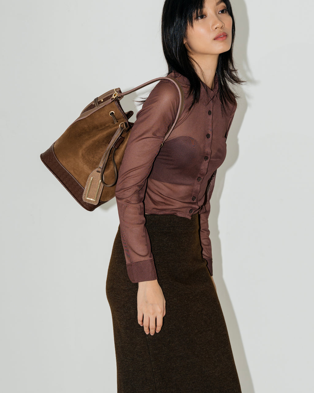 NARHA 26 MIDI — CAMEL TAUPE