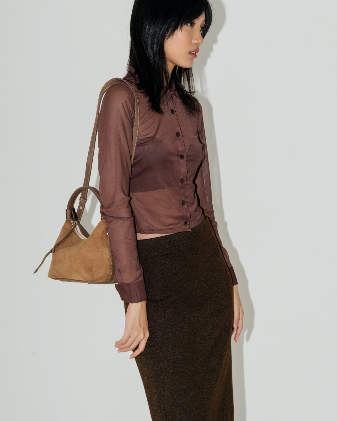 PILLOW MINI — CAMEL TAUPE