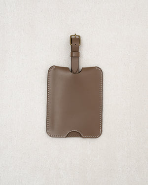 LUGGAGE TAG — TAUPE