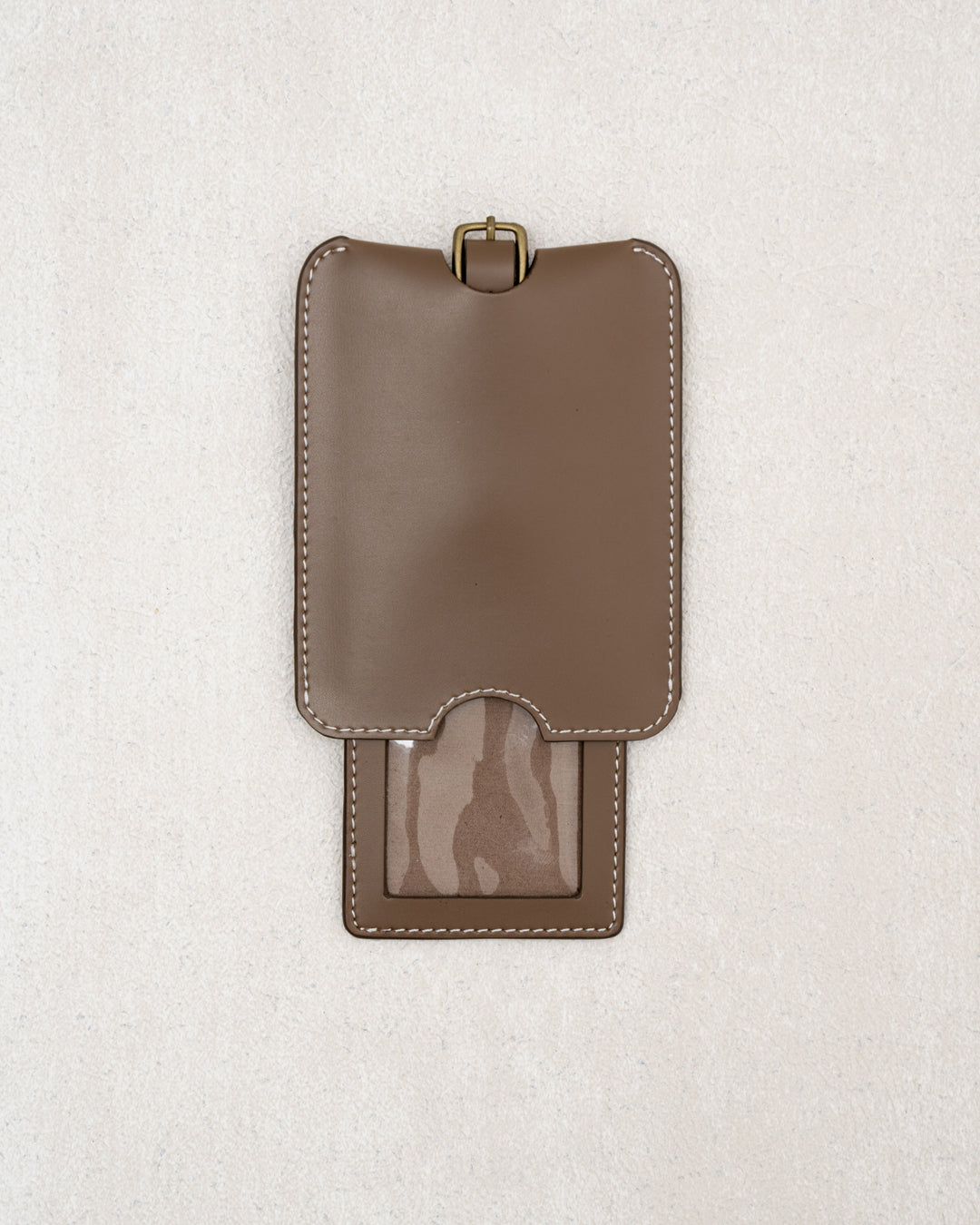 LUGGAGE TAG — TAUPE