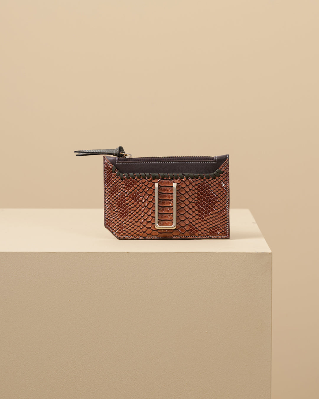 CARD WALLET — MERLOT SAGE