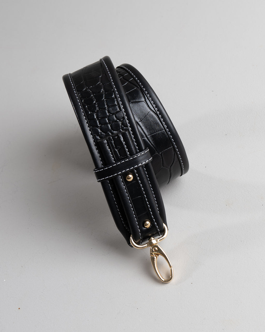 SHOULDER STRAP — PYTHON BLACK