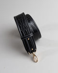 SHOULDER STRAP — PYTHON BLACK